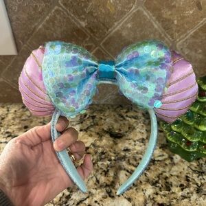 Disney inspired Mickey ears Mermaid Nwot